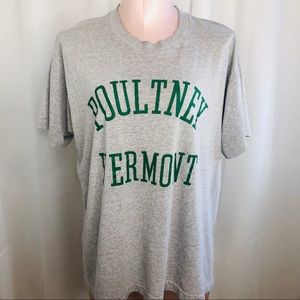 Vintage Poultney Vermont Single Stitch Soft Tee 80s Super Soft